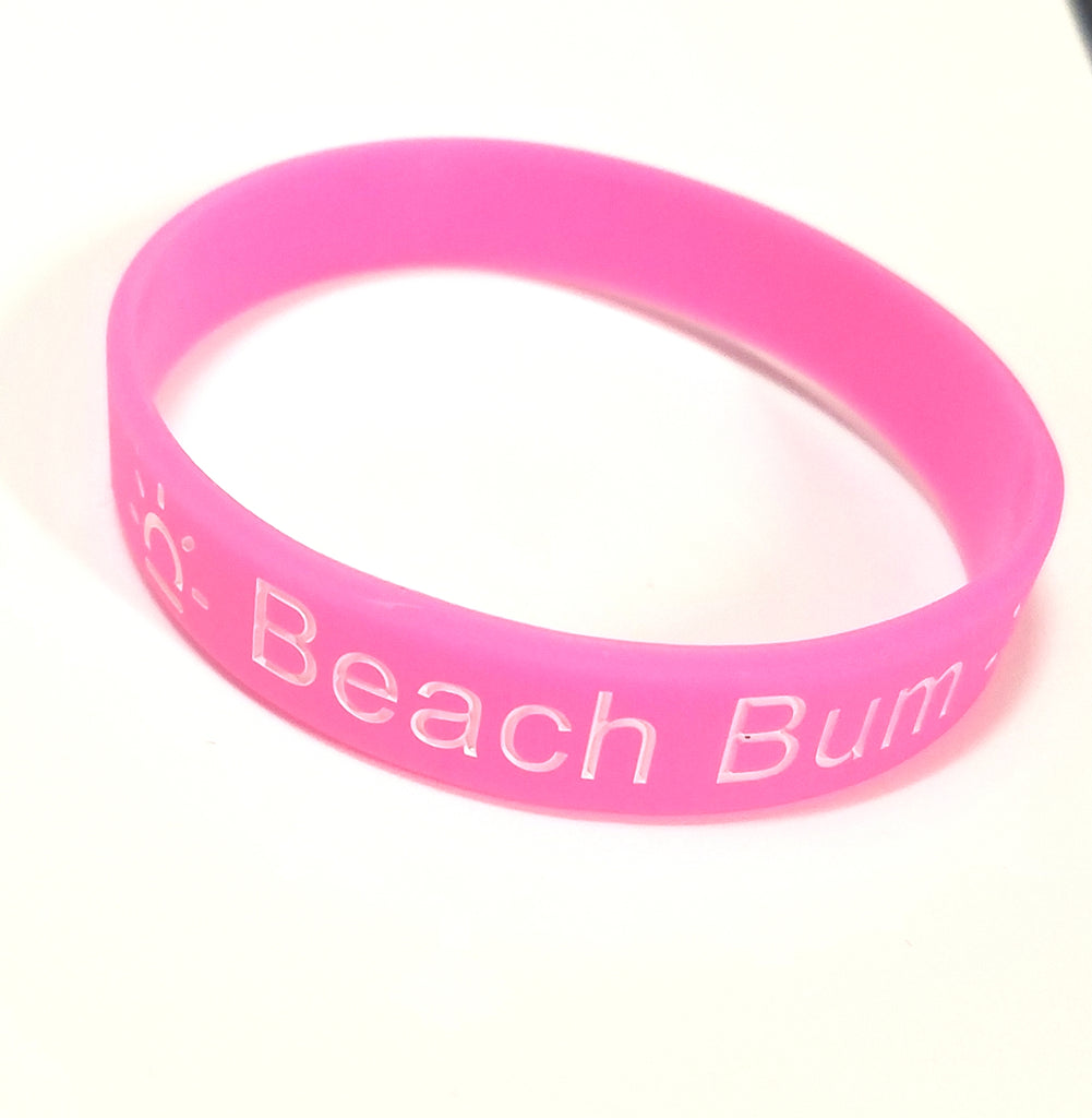 Pink Silicone Wristbands