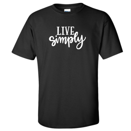 Live Simply Graphic Tee Casual Envy Apparel