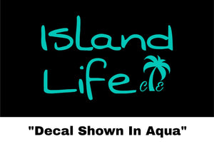 Island Life Sticker - Car Decal - Casual Envy Apparel 